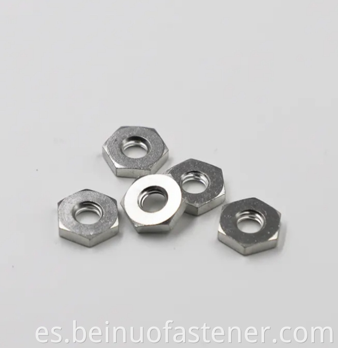 hex thin nut